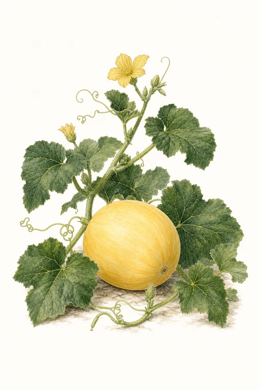 Botanical illustration of Honey Babe
