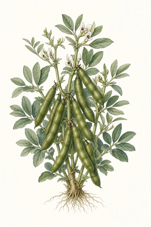 Botanical illustration of Aquadulce Claudia