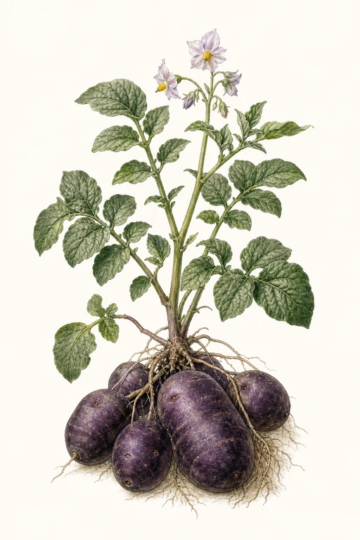 Botanical illustration of Magic Molly
