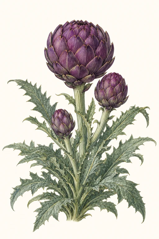 Botanical illustration of Violetto