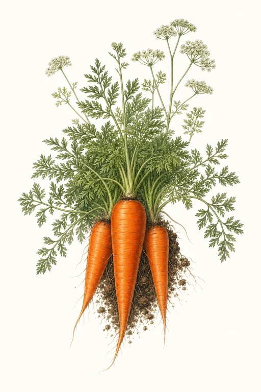 Botanical illustration of Imperator 58