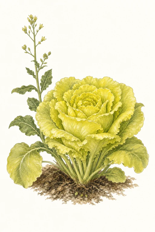 Botanical illustration of Flashy Butter Gem