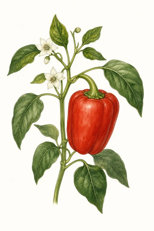 Botanical illustration of Quadrato D'Asti Giallo