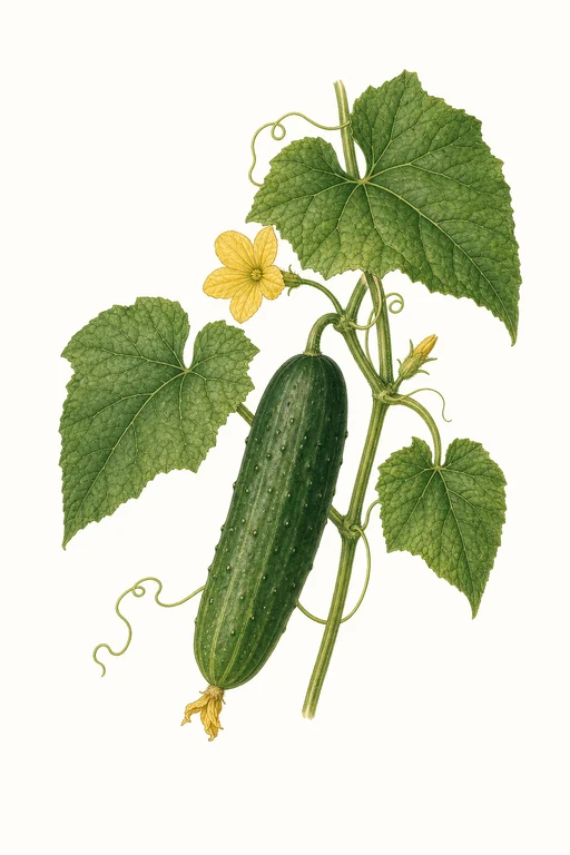Botanical illustration of Red Beard
