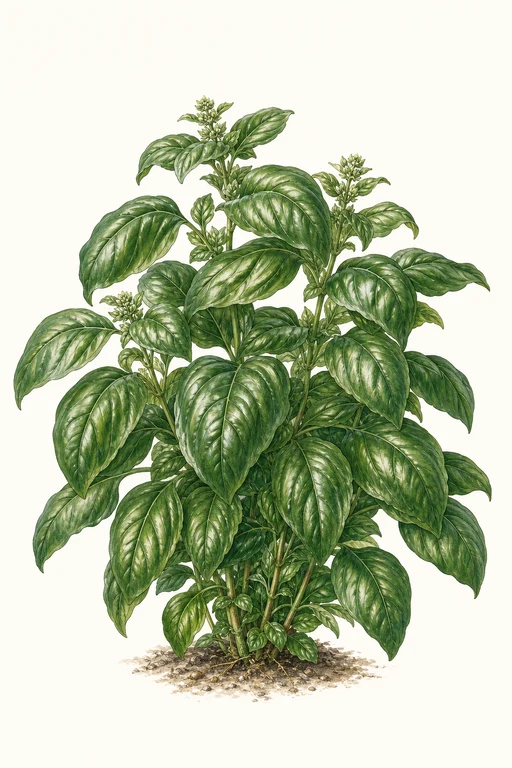 Botanical illustration of Rutgers Devotion