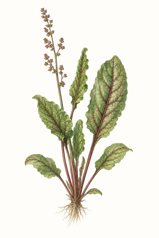 Botanical illustration of Profusion Sorrel