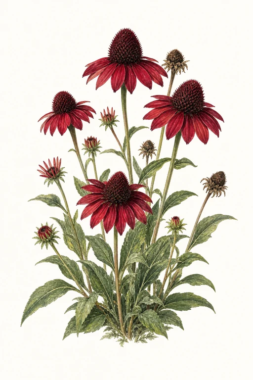 Botanical illustration of Cherry Brandy