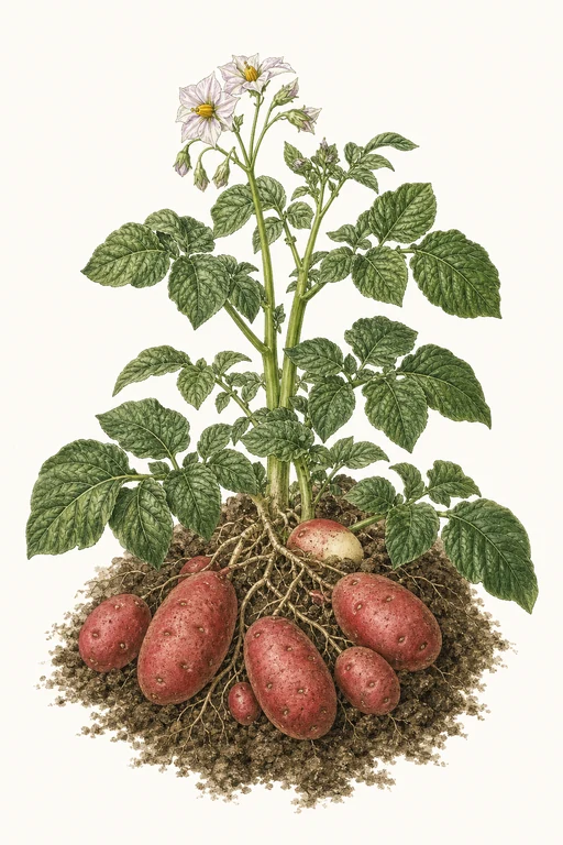 Botanical illustration of Irish Cobbler