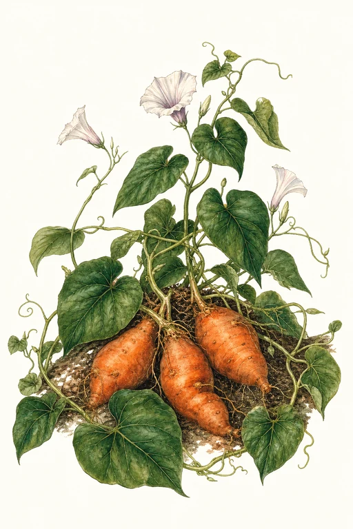 Botanical illustration of Bunch Porto Rico